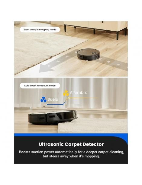 Proscenic V10 Aspirapolvere Robot Pulizia dei Pavimenti Aspirazione da 3000Pa tappetino vibrante vibra 3000 volte al minuto Outlet