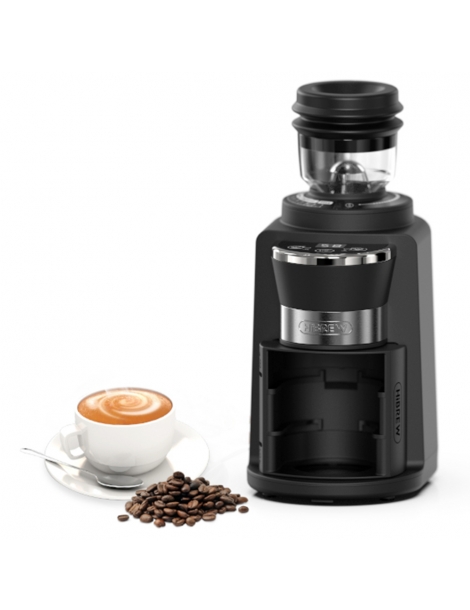 HiBREW G3A Macinacaffè bava conica da 40 mm soffiatore d'aria scala a 31 rapporti funzione di memoria e antistatica - Nero Saldi Di Fabbrica