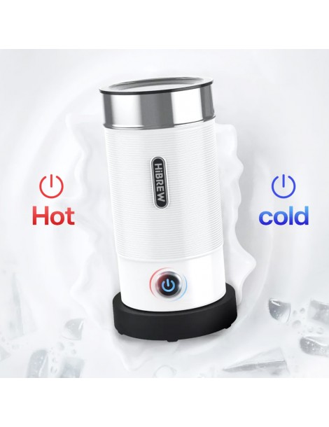 HiBREW M1A 450W Macchina montalatte miscelatore di cioccolato per latte freddo/caldo e cappuccino - Bianco Negozio