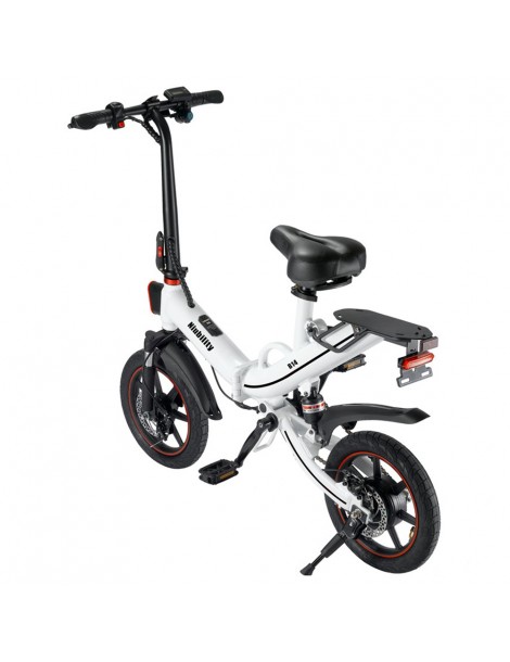 Niubility B14 14 pollici 400W Ciclomotore elettrico bicicletta pieghevole adatto alla città - Bianco Pezzi Unici