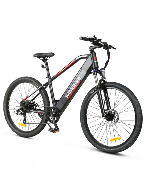 SAMEBIKE MY-275 Bicicletta elettrica con pneumatici da 27 5 pollici - Batteria rimovibile da 10 4Ah e motore da 500W Soddisfazione Garantita