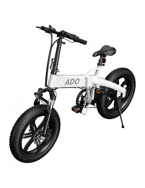 ADO A20F+ Bici Elettrica Pieghevole 250W Motore Mozzo senza Spazzole Batteria 36V 10.4Ah - Bianco Acquista Ora