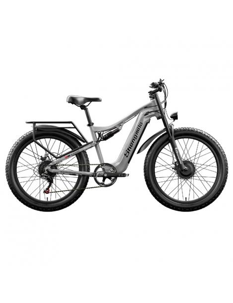 Shengmilo S600 Bicicletta elettrica motore 1000W*2 batteria 48V 17.5AH pneumatici 26 pollici velocità massima 50km/h 160N.M