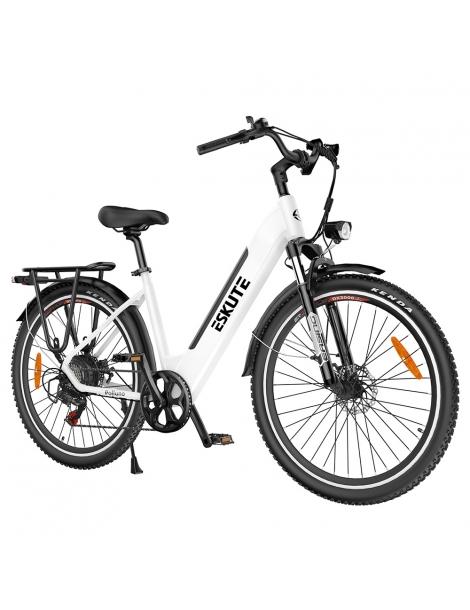 ESKUTE ES-26-LJ Bicicletta elettrica motore Bafang 250W batteria 36V 20Ah 26 x 1 75 pollici velocità massima 25km/h - Bianco Sconto