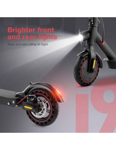 iScooter i9 Pro Scooter elettrico 8 5 pollici Pneumatico a nido d'ape 350W Motore 7 5Ah Batteria 30km/h Velocità massima Nero Comprare a buon mercato