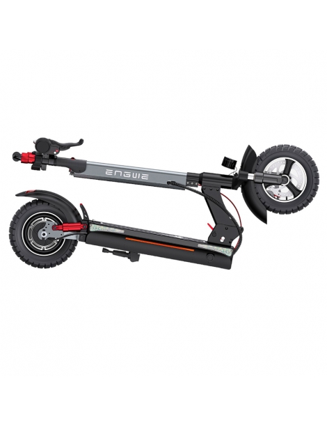 ENGWE Y600 Scooter elettrico pieghevole motore 600W batteria 48V 18.2Ah pneumatici grassi 10*4 pollici Moda