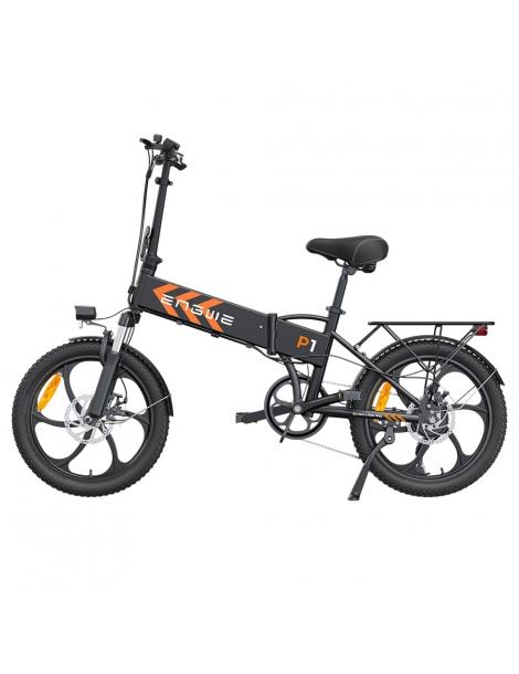 ENGWE P1 Bicicletta elettrica pieghevole pneumatico 20*3 pollici motore 250W batteria 36V 13Ah - Nero Pezzi Unici