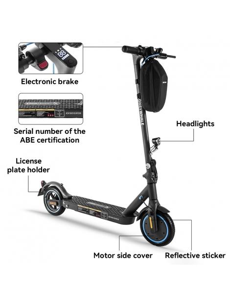 HONEYWHALE E9 con omologazione stradale (ABE) scooter elettrico pieghevole con motore da 350W batteria da 36V 7 5Ah Acquista Ora