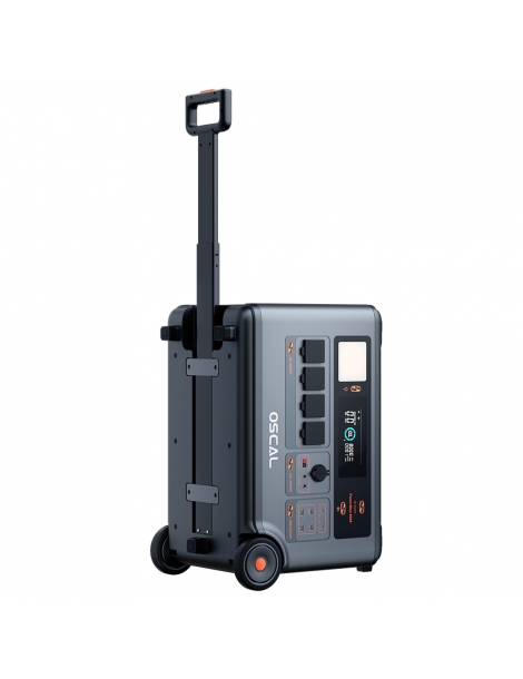 Oscal PowerMax6000 6000W Centrale Elettrica Portatile batteria LiFePO4 da 3600Wh a 57600Wh 14 uscite Ultimi tre giorni