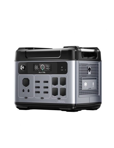 OUKITEL P2001 Plus 2400W Stazione di Alimentazione Portatile Batteria LiFePO4 da 2048 Wh 13 Prese Carica all'80% in 1 ora Saldi