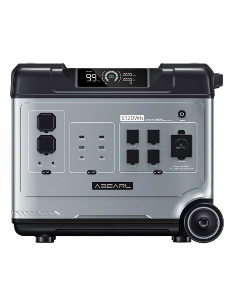 OUKITEL ABEARL P5000 Stazione di alimentazione portatile batteria LiFePO4 da 5120Wh uscita da 2200 W UPS da 2000 W Vendita Calda