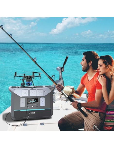 DaranEner NEO1500Pro Generatore Solare Portatile Da 1382Wh uscita CA da 1800W 14 porte Vendita Economica