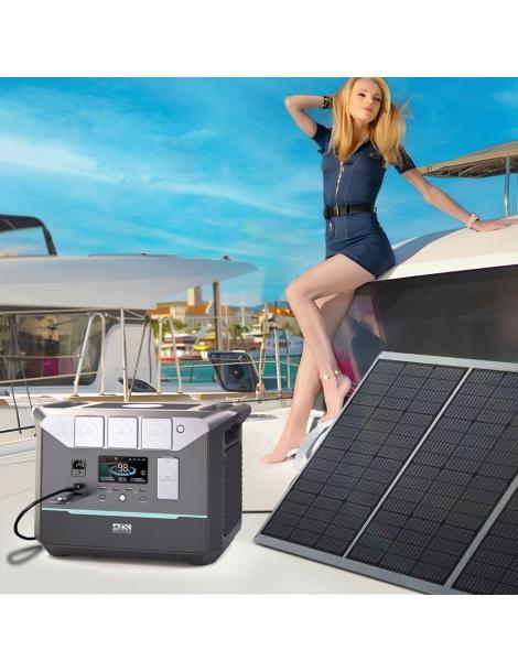 DaranEner NEO1500Pro Generatore Solare Portatile Da 1382Wh uscita CA da 1800W 14 porte Vendita Economica