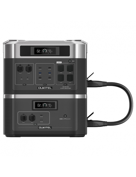 OUKITEL BP2000 Centrale elettrica portatile batteria LiFePO4 da 2048Wh/640000mAh uscita AC da 2200W UPS da 2000W I Più Venduti