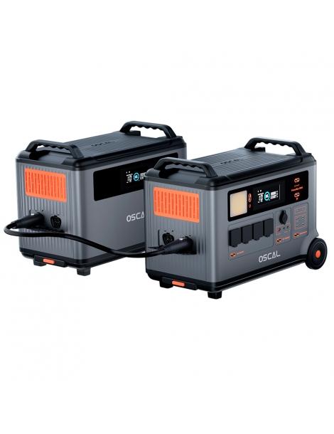 Blackview Oscal PowerMax 3600 Stazione di alimentazione robusta + Oscal BP3600 3600Wh Batteria supplementare Qualità