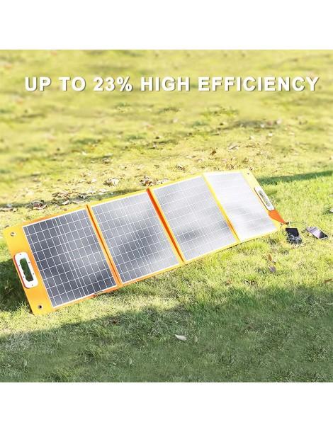 Flashfish TSP 18V/100W Pannello Solare Pieghevole Caricatore Solare Portatile con Uscita DC/USB Spedizione Gratuita