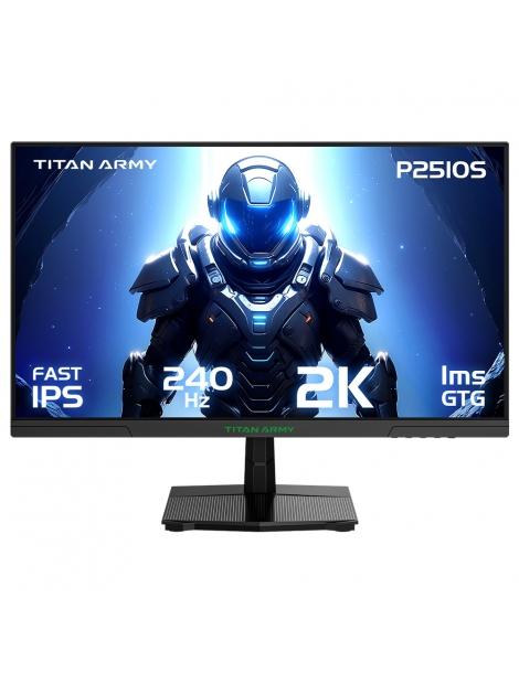 TITAN ARMY P2510S Flat Monitor da gioco 16:9 24 5 pollici Fast IPS QHD 240Hz 2K 1ms GTG Cura degli occhi VESA 100x100mm Prezzo Ridotto