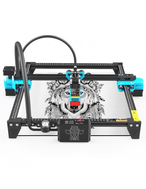 TWO TREES TTS 5.5W 40W CNC Taglierina Per Incisioni Laser 0.08 * 0.08mm Compresso Spot Metallo 300x300mm Economico