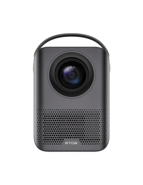 ETOE D2 Pro Proiettore 300 ANSI Android TV 10 decodifica 4K 1080P nativo correzione trapezoidale - nero 2025