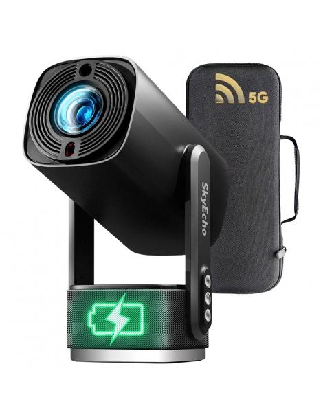 SkyEcho FreeONE Pro Proiettore portatile 350 ANSI Lumen risoluzione nativa 720P supporto gimbal a 270° Spedizione Gratuita