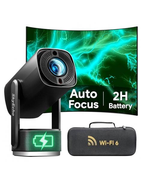 SkyEcho FreeONE Pro Proiettore portatile 350 ANSI Lumen risoluzione nativa 720P supporto gimbal a 270° Spedizione Gratuita