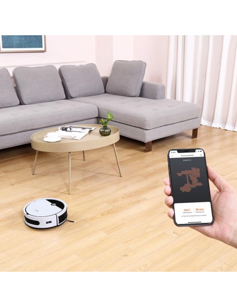 ILIFE V9e Aspirapolvere Robot Aspirazione Massima di 4000Pa Connessione Wi-Fi Grande Pattumiera da 700ml - EU Presa