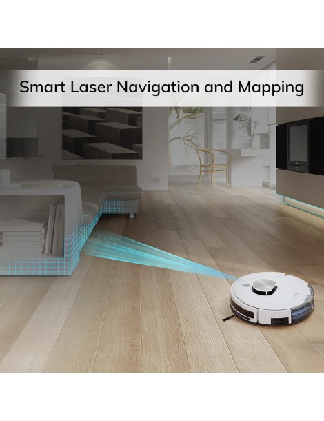 ILIFE L100 Robot Aspirapolvere 2000Pa Aspirazione LDS Navigazione Laser Mop APP Control 450ml Serbatoio Polvere Tappeto Boost In Linea