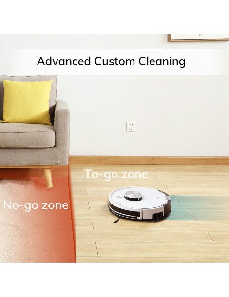 ILIFE L100 Robot Aspirapolvere 2000Pa Aspirazione LDS Navigazione Laser Mop APP Control 450ml Serbatoio Polvere Tappeto Boost In Linea