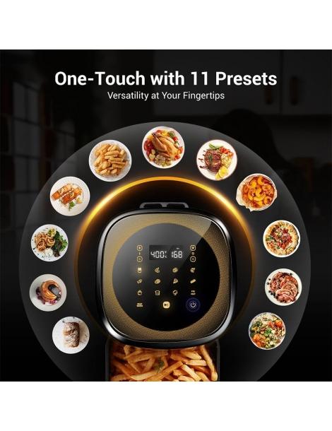 Ultenic K10 Friggitrice ad aria senza olio APP e controllo vocale 5L Forno elettrico caldo senza olio Cuocitore intelligente Qualità Garantita