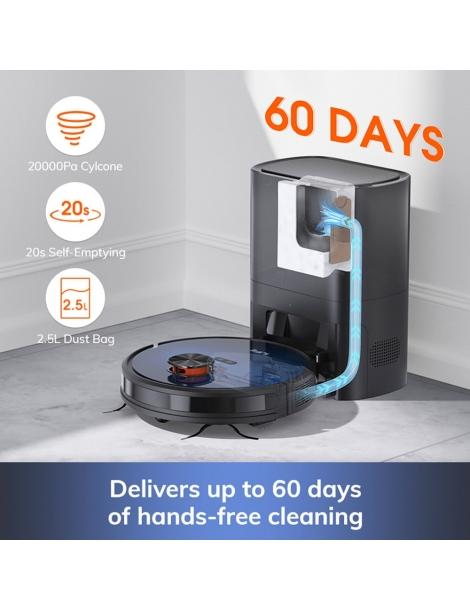 ILIFE T10s Robot Aspirapolvere Aspirazione 3000Pa Navigazione LDS Stazione di Svuotamento Automatico Outlet