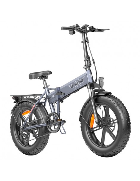 ENGWE EP-2 Pro 20 Pollici Bicicletta Elettrica Pieghevole con Pneumatici Grassi 750W Motore 48V 13Ah LG 2022 Versione–Grigio