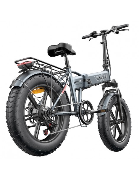 ENGWE EP-2 Pro 20 Pollici Bicicletta Elettrica Pieghevole con Pneumatici Grassi 750W Motore 48V 13Ah LG 2022 Versione–Grigio Saldi Di Fabbrica