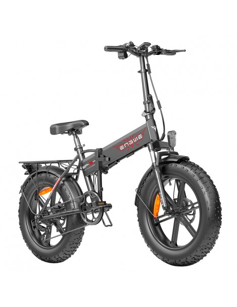 ENGWE EP-2 Pro 20 Pollici Bicicletta Elettrica Pieghevole con Pneumatici Grassi 750W Motore 48V 13Ah LG 2022 Versione –Nero