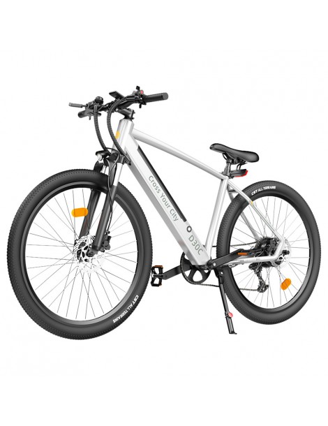 ADO DECE 300C(D30C) Bicicletta Elettrica 27.5in Pneumatico 36V 10.4Ah Batteria 250W Motore Shimano 9 velocità - Argento Nuovo