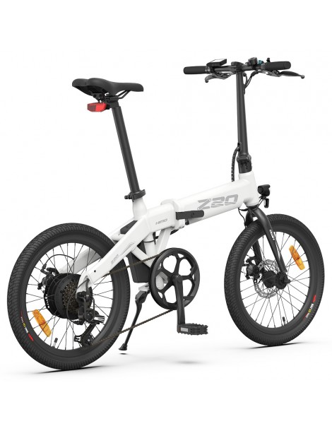 HIMO Z20 Max 20" Pneumatici Bici Elettrica Pieghevole Bici da città 250W Motore 36V 10Ah Batteria - Bianco Spedizione Gratuita