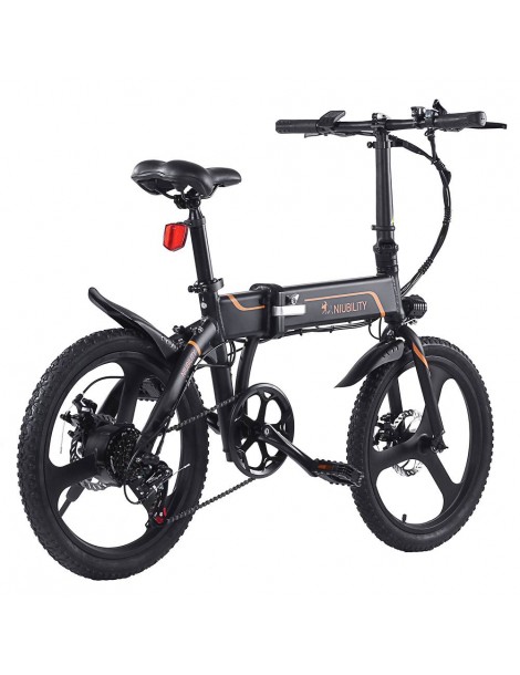 Niubility B20 20 Inch Bicicletta elettrica pieghevole 350W Motore 42V 10.4 Ah Batteria – Nero Soddisfazione Garantita