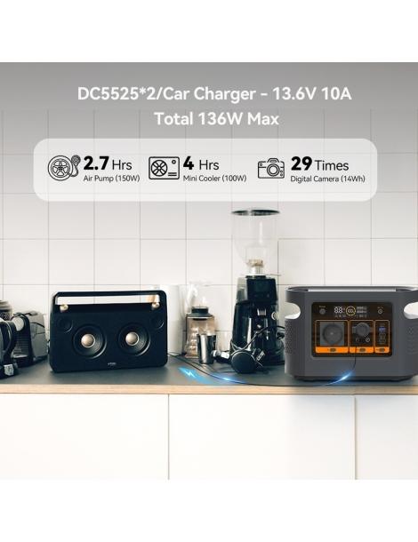 Flashfish QE01D Stazione di alimentazione portatile batteria da 22 4V/20Ah 448Wh uscita CA da 600W Qualità Garantita