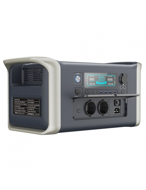 UAPOW Apower1000 Stazione di alimentazione portatile generatore solare LiFePO4 da 1024Wh uscita CA 1800W ricarica PD 100W Novità