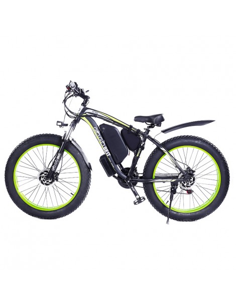 GOGOBEST GF700 26*4.0 Pneumatici Grassi Mountain Bike Elettrica 1000W Motore Brushless 48V 17 5Ah Batteria – Verde Vendita Economica