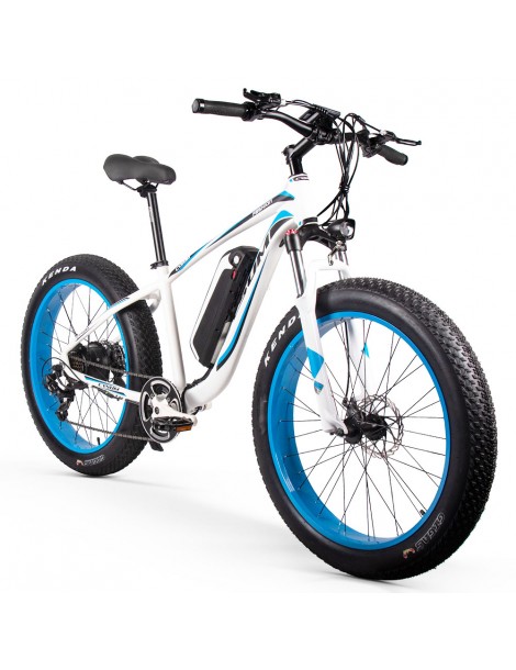 CYSUM M980 Pneumatici Grassi da 26 pollici Bicicletta Elettrica 1000W Motore Brushless 17Ah Batteria rimovibile - Nero Blu I Più Venduti