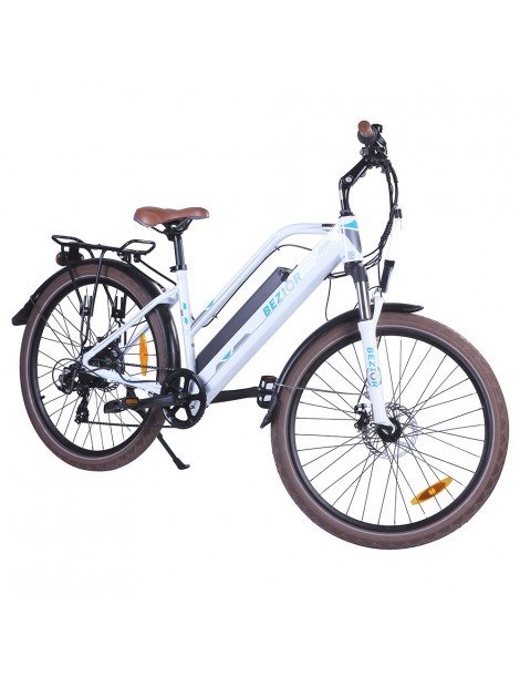 Bezior M2 Pro Ciclomotore elettrico 500W Motore 12.5Ah Batteria-Bianco Negozio