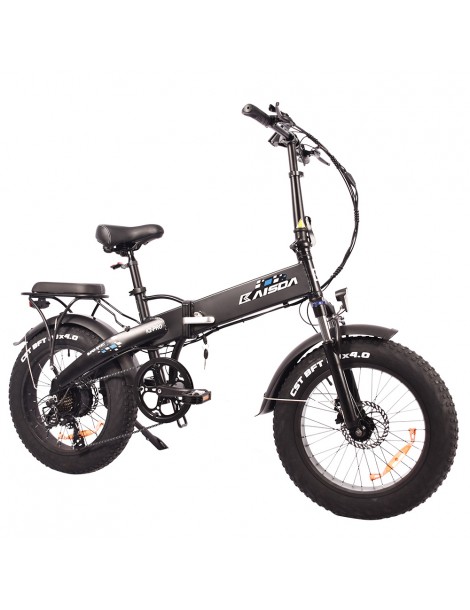 KAISDA K2 Pro 20*4.0 pollici Ciclomotore Elettrico Pieghevole con Pneumatici Grassi - Motore Bafang 350W e batteria 48V 12.8Ah In Saldo