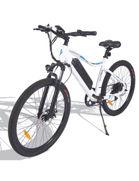 FAFREES F100 26' Bici elettrica 33 KMPH Mountain Ebike Adulti 350 W Motore 48 V 11 6 Ah Batteria rimovibile-Bianco Italy