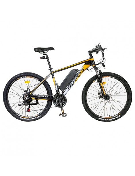 FAFREES Bici elettrica da 26 pollici 250 W con batteria agli ioni di litio da 36 V 10 Ah SHIMANO 21 velocità-Nero Italia