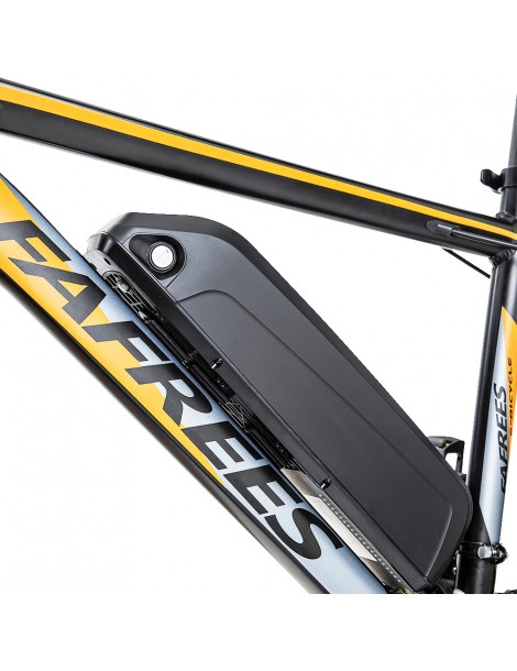 FAFREES Bici elettrica da 26 pollici 250 W con batteria agli ioni di litio da 36 V 10 Ah SHIMANO 21 velocità-Nero Italia