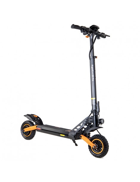 Kugoo Kirin G2 PRO Scooter elettrico pieghevole 600W Motore 15Ah 48V Batteria 9 pollici Pneumatici - Nero Arancione Qualità
