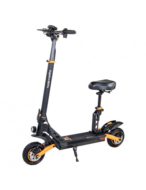 Kugoo Kirin G2 PRO Scooter elettrico pieghevole 600W Motore 15Ah 48V Batteria 9 pollici Pneumatici - Nero Arancione Qualità