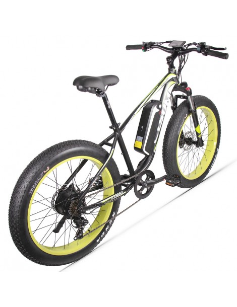 CYSUM M980 Pneumatici Grassi da 26 pollici Bicicletta Elettrica 1000W Motore Brushless 17Ah Batteria rimovibile - Nero Verde Vendita