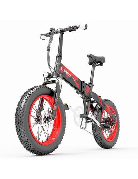 LANKELEISI X2000PLUS 10.4Ah 48V 1000W Ciclomotore Elettrico Bici Pieghevole Promozione