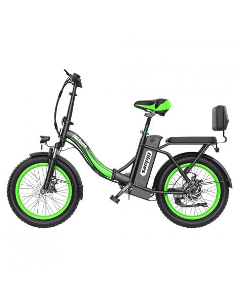 Hidoes C1 Bici Elettrica Pieghevole con Sella Posteriore Motore 750W Batteria 48V 13Ah Pneumatico Grasso 20*3 pollici Qualità Garantita